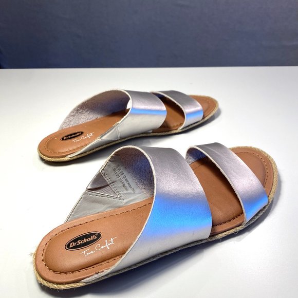 Dr. Scholl's Sandal, May in Silver, Size 7.5 - Picture 2 of 6